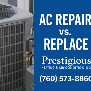 AC Repair vs Replace - Prestigious Heating & Air Conditioning, Carlsbad San Diego HVAC experts