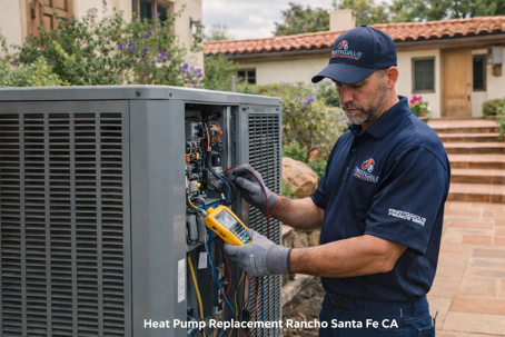 Heat pump replacement planning for a Rancho Santa Fe CA home by licensed HVAC technician