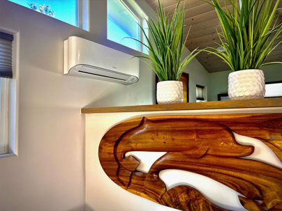 Ductless mini-split indoor wall unit installation providing zoned comfort