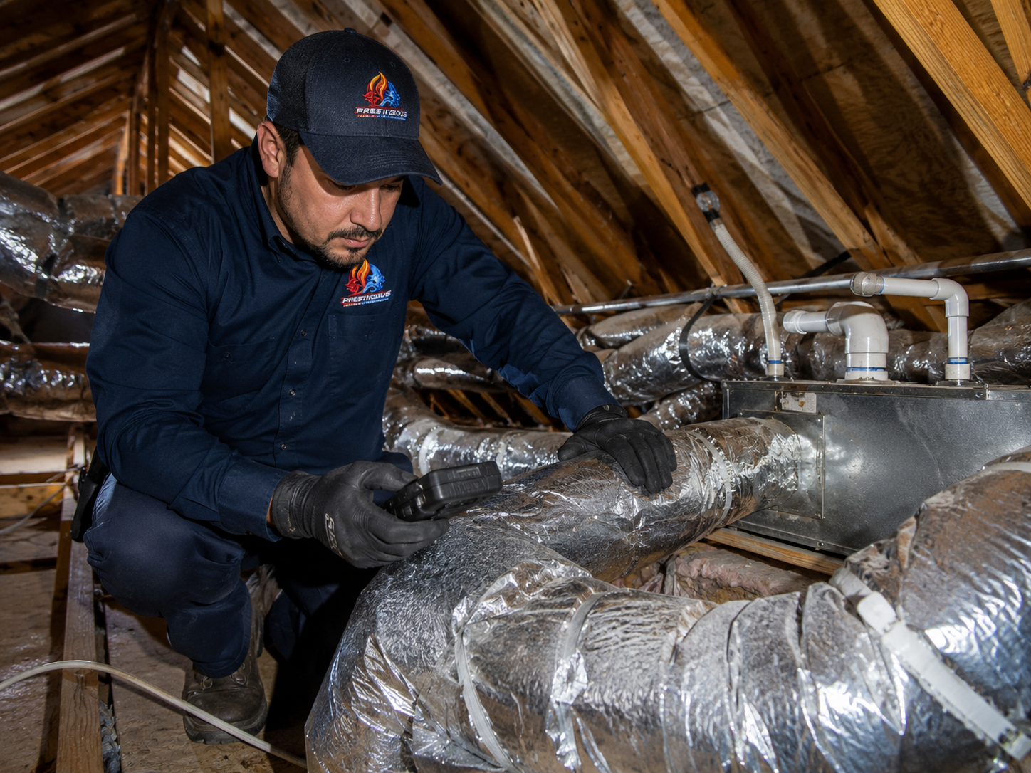 HVAC ductwork and airflow diagnostic for humid rooms in Carlsbad CA home